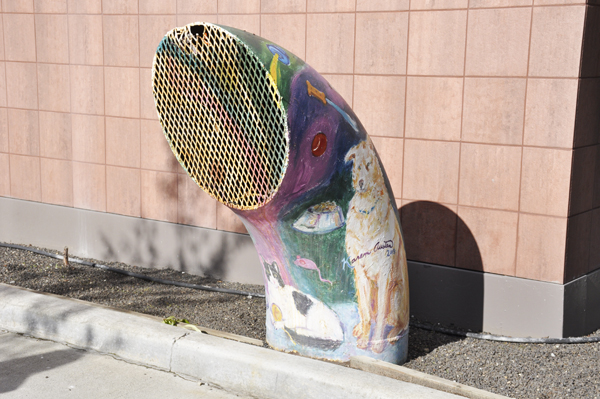 painted air vent pipe in Fairbanks AK