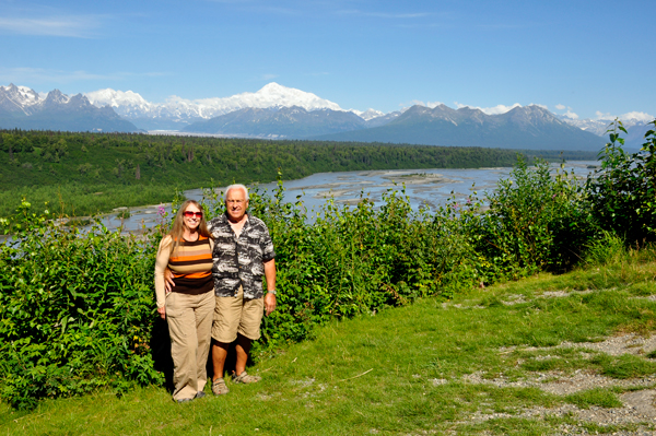 the two RV Gypsies and Denali mountain