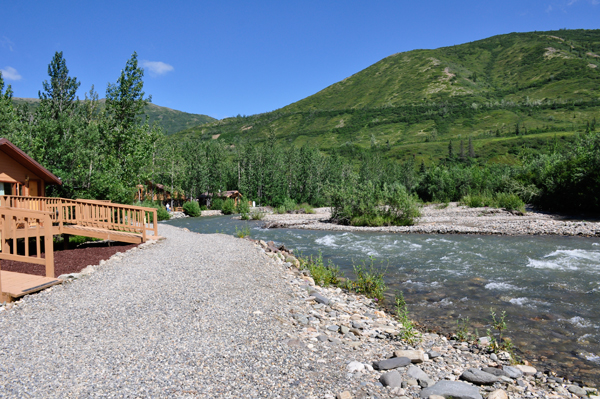 Kantishna lodge and River
