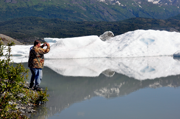 John Smythers at Knik Glacier