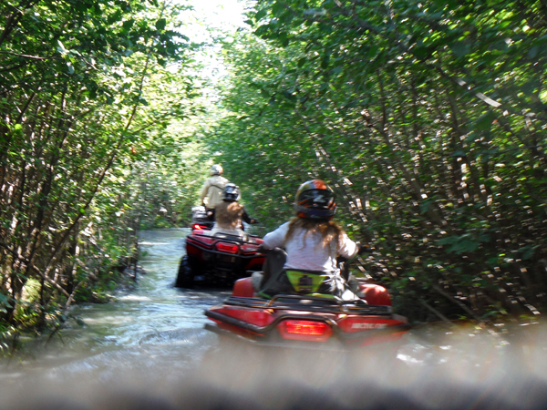 Karen and Ilse - backcountry ATV tour, Palmer, Alaska