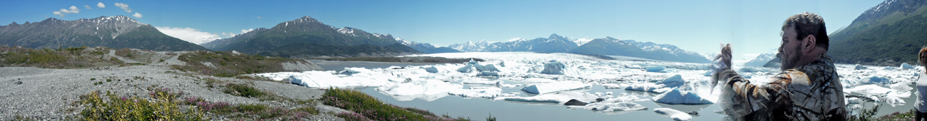 John Smythers at Knik Glacier