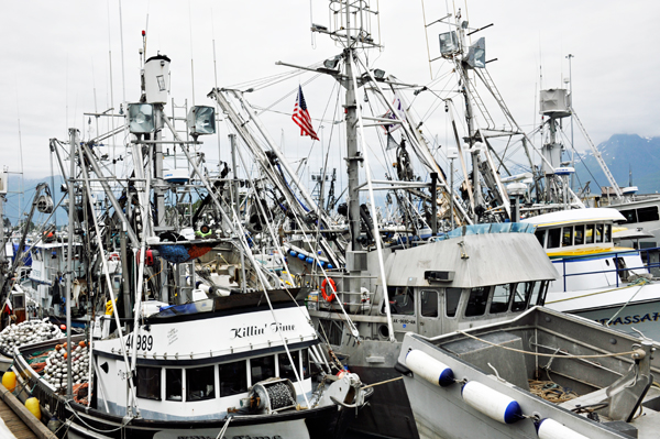 fishing boats in Valdez