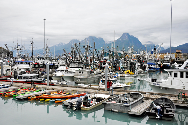 fishing boats in Valdez