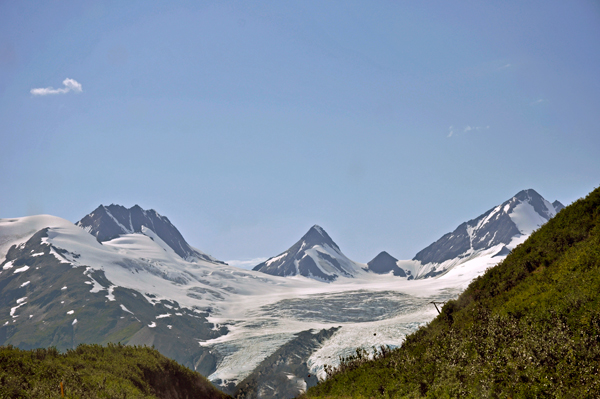 Worthington Glacier view from main road