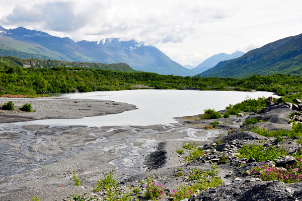 lake at Worthington Glacier