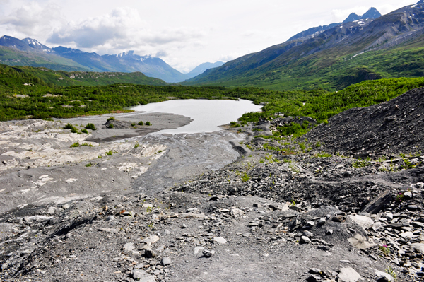 lake at Worthington Glacier