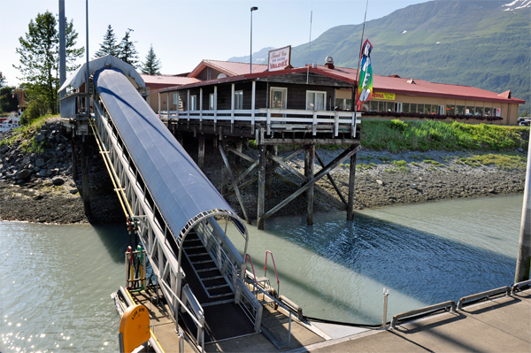 the boat ramp