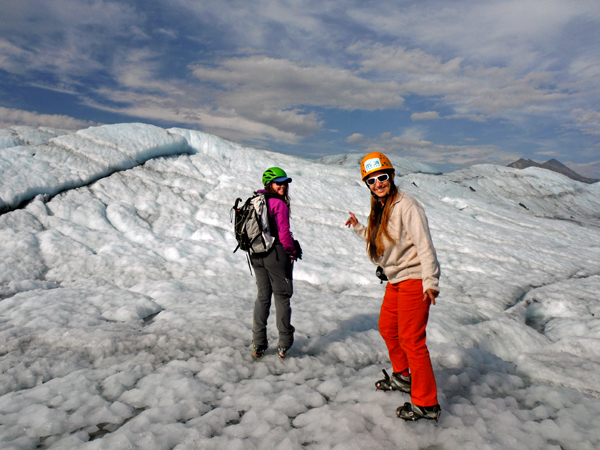 Karen Duquette and the guide