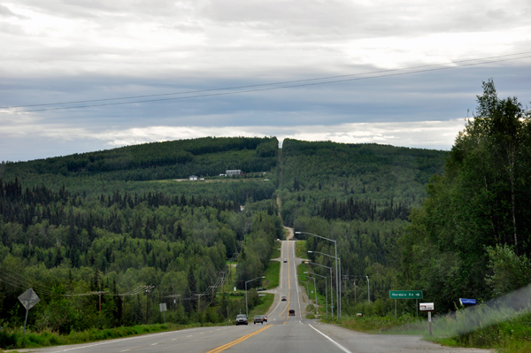 road to Chena Hot Springs