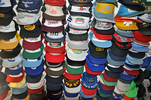 some of the 10,213 hats