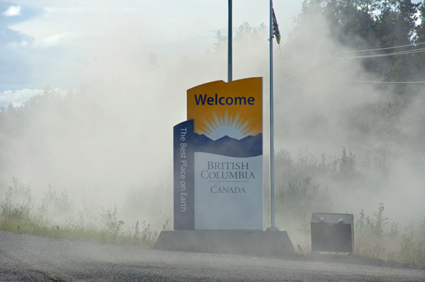 welcome to BC sign