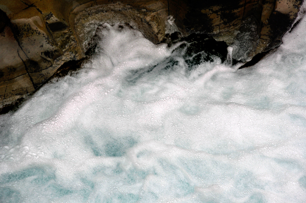 waterfall at Avalanche Creek