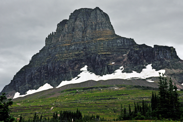 mountain and snow