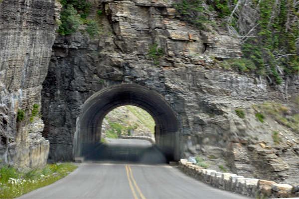 one of many tunnels