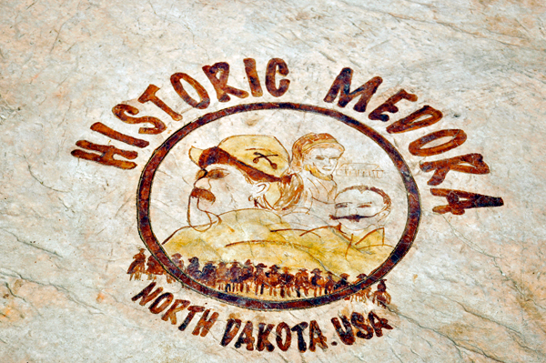 historic Medora ND sign