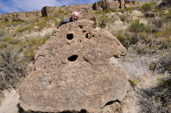 Lee Duquette in Wind Canyon