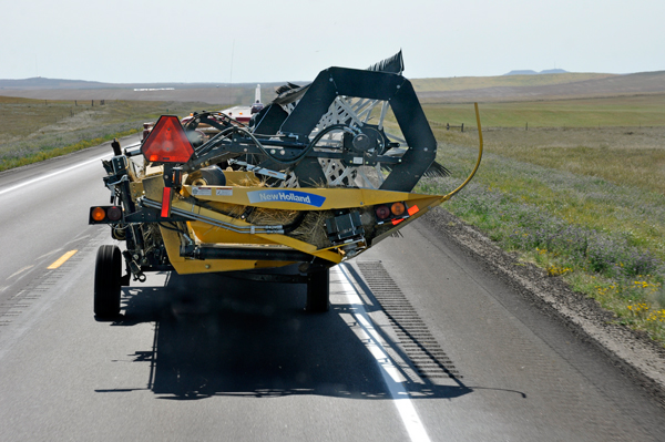 Weird machinery on the road 