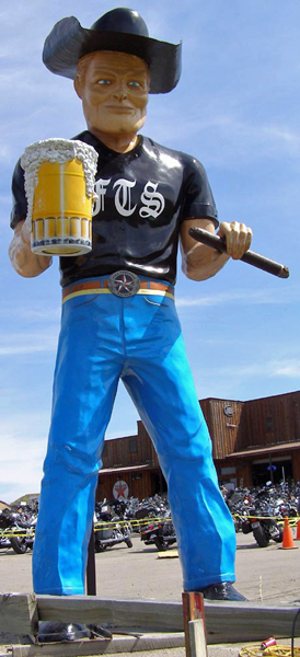 the Giant Muffler Man Cowboy