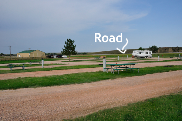 road noise at Heartland RV Park