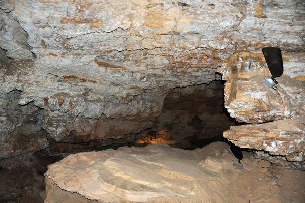 narrow passage in Wind Cave