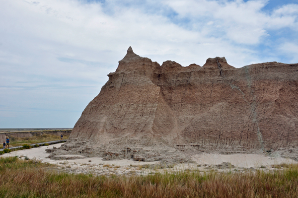 Badlands scenery