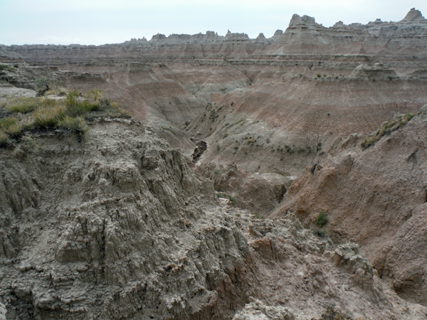 Badlands scenery from the Door Trail