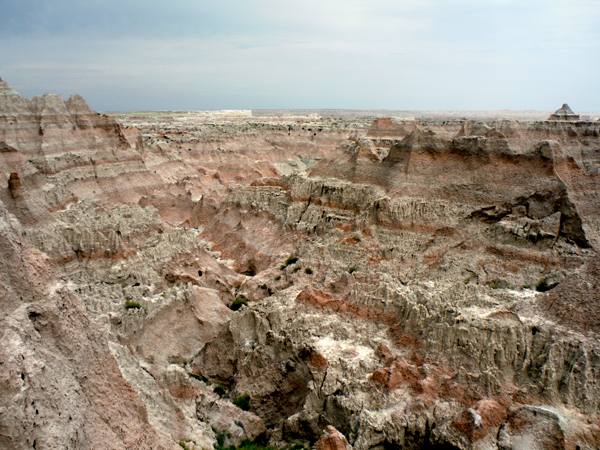 Badlands as seen from the Window Trail