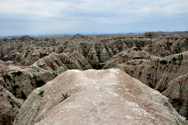 scenery overlook at Badlands NP