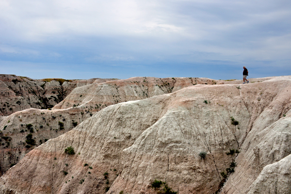 Lee Duquette in Badlands NP