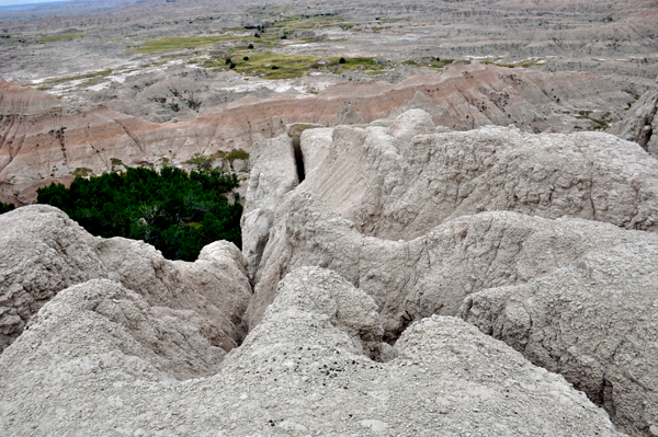 scenery overlook at Badlands NP