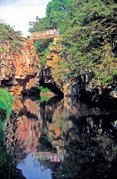 70-foot-drop at Devil's Gulch