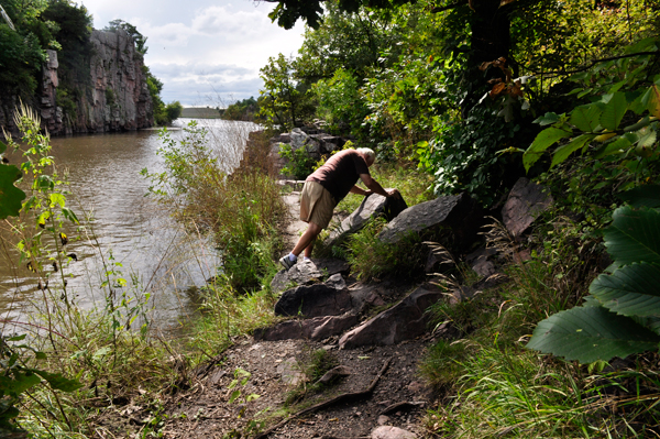 Lee Duquette on the Split Rock Creek trail