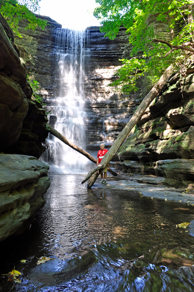 Lee Duquette at Lake Falls