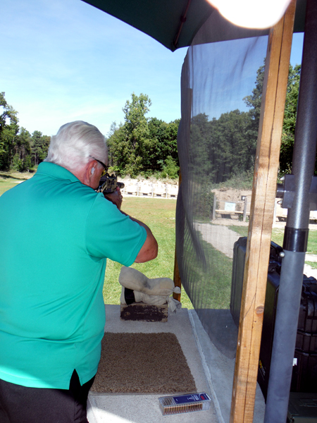 Lee Duquette at the 100 yard target