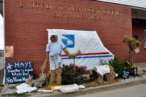 hay bale trail - mail