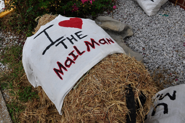 hay bale trail - mail