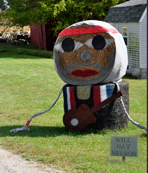 hay bale trail - Willie Nelson