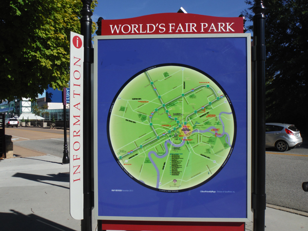 World's Fair Park map