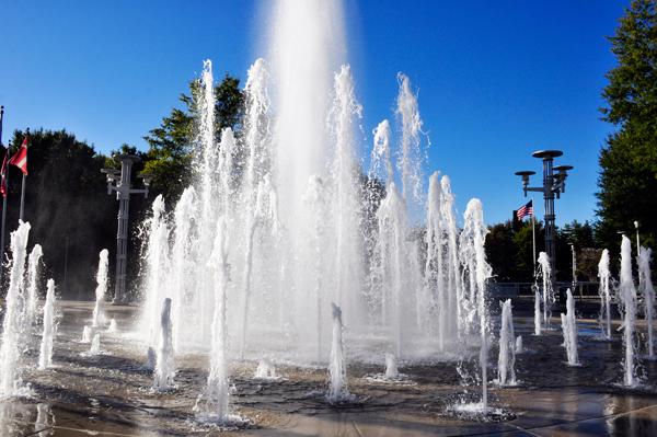 The Court of Flags Fountain