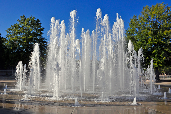 The Court of Flags Fountain