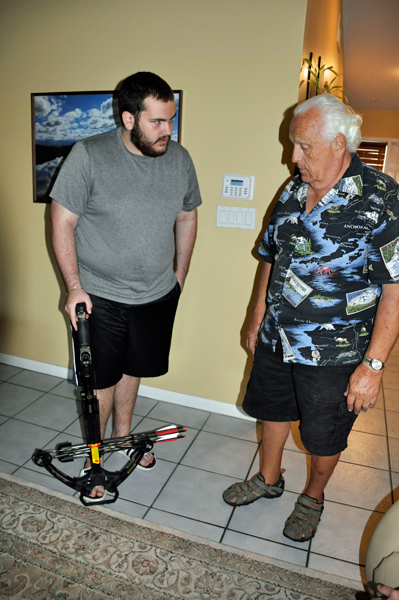 Alex and his grandfather, Lee Duquette