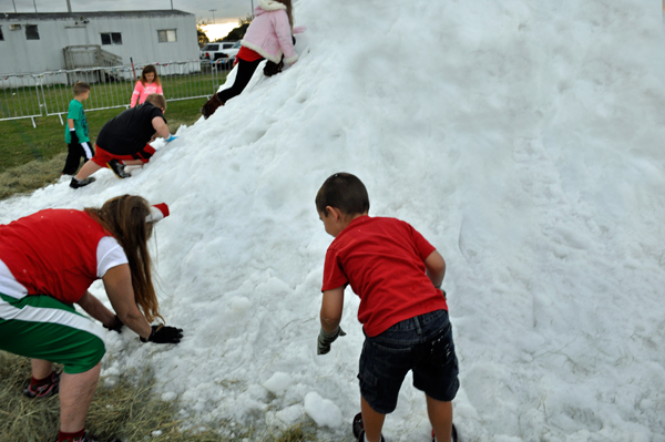 making snowballs