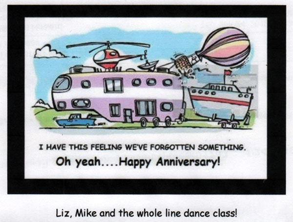 Happy Anniversary from Line dance friends