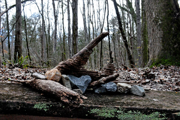 miniature rock formation