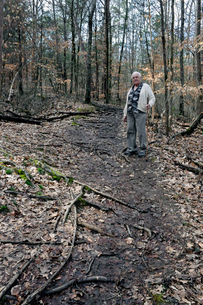 Lee Duquette on the trail