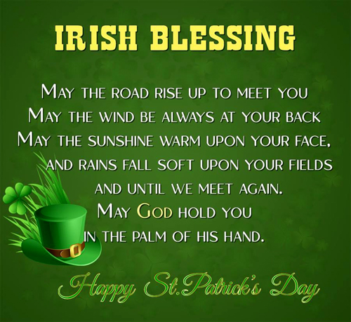 Irish Blessing sign