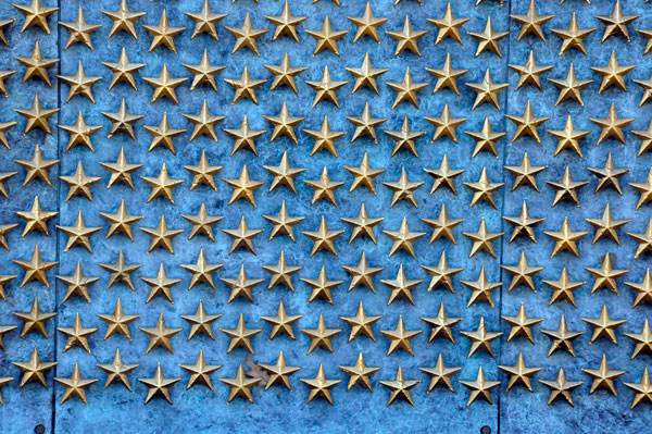 stars on The Price of Freedom Wall