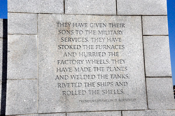 quote from President Franklin D. Roosevelt