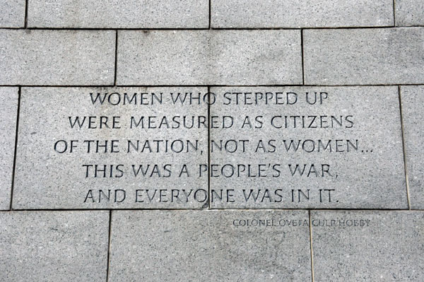 quote about women in service